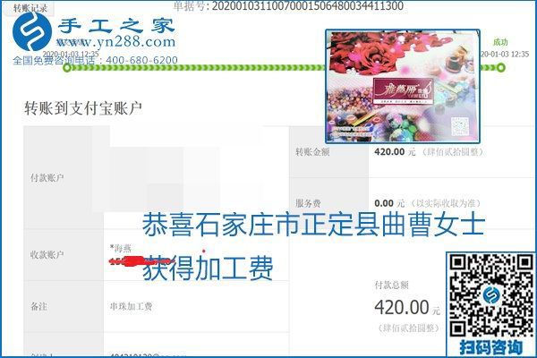 你、我、她，都能做，都能掙錢，這個手工活加盟項目是首選